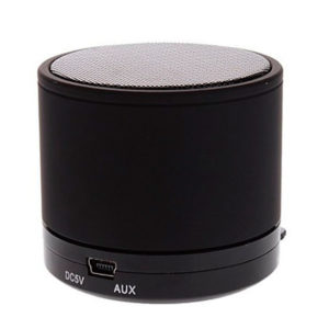 PARLANTE BLUETOOTH CILINDRO NEGRO C/MICRO SD